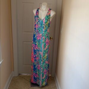 Lilly Pulitzer Colorful Floral Maxi Dress